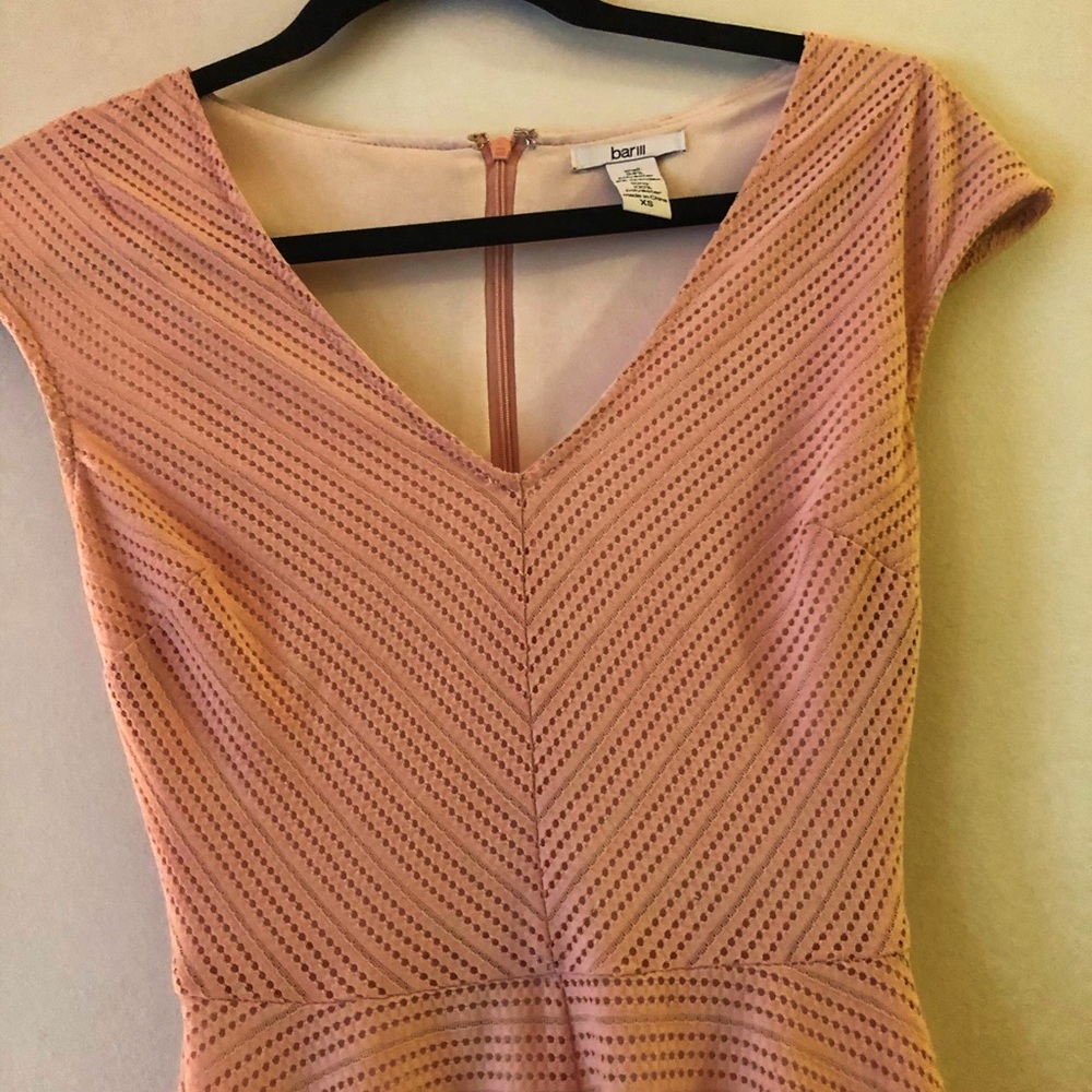 Eyelet Pink Dress - Picture 2 of 5